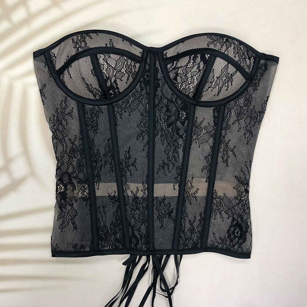 Steel Bone Korset Woman Hollow - đánh giá và giá Boning Corset Steel