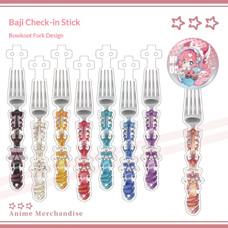 Anime Acrylic Bowknot Fork Sha - đánh giá và giá Cosplay Prop Display