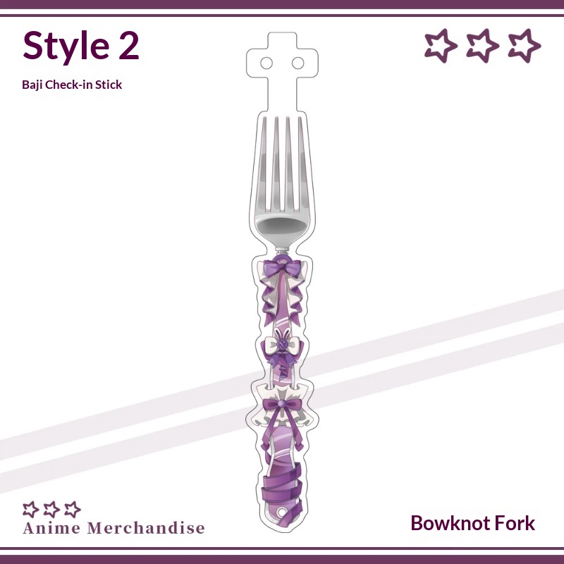 Anime Acrylic Bowknot Fork Sha - đánh giá và giá Cosplay Prop Display