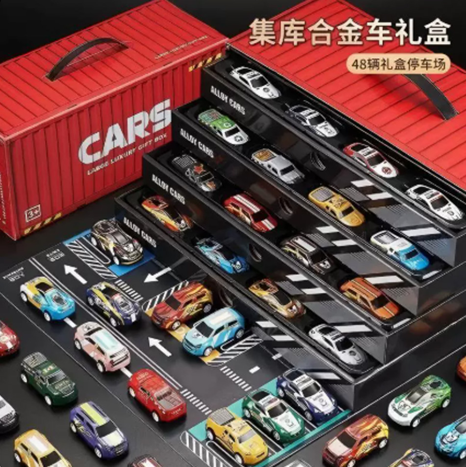 48pcs toy car model power pull - đánh giá và giá Cosplay Prop Filler
