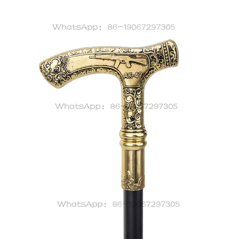 Vintage Carved Cane AK47 Gentl - đánh giá và giá Ak47 Cosplay Prop
