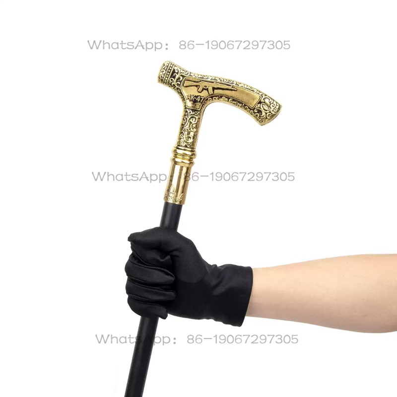 Vintage Carved Cane AK47 Gentl - đánh giá và giá Ak47 Cosplay Prop