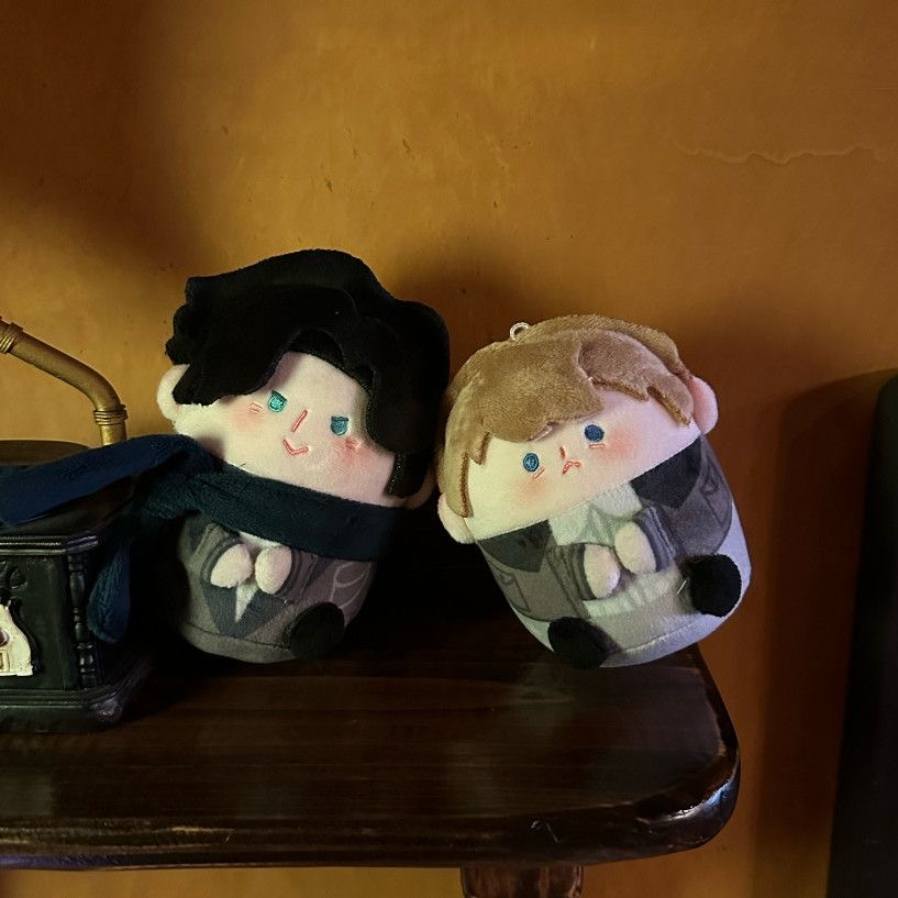 1 Pair 12cm Anime Sherlock and - đánh giá và giá Cosplay Plushie Prop