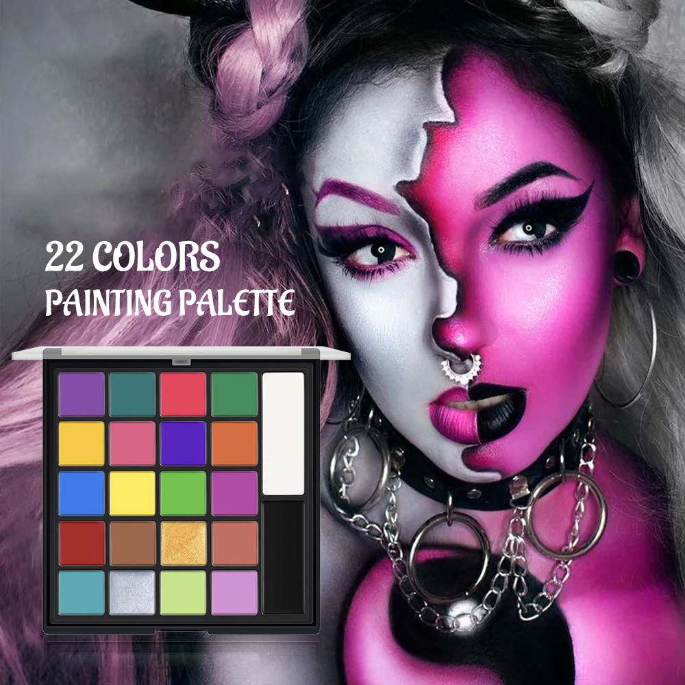 22 Color Face Body Painting Ki - đánh giá và giá Cosplay Prop Paint
