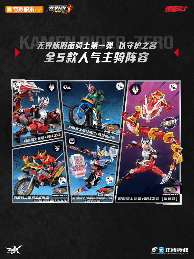 Keeppley 2026 New Kamen Rider‌ - đánh giá và giá Cosplay Prop Building