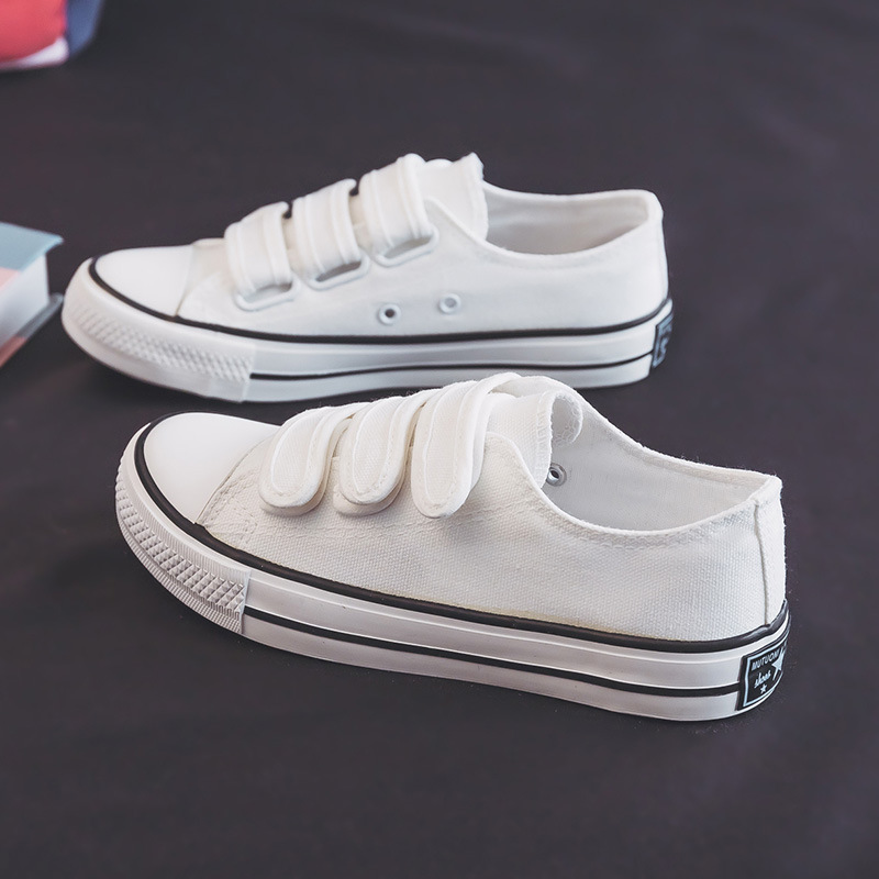 New style Velcro low-top white - đánh giá và giá Velcro Hook Loop