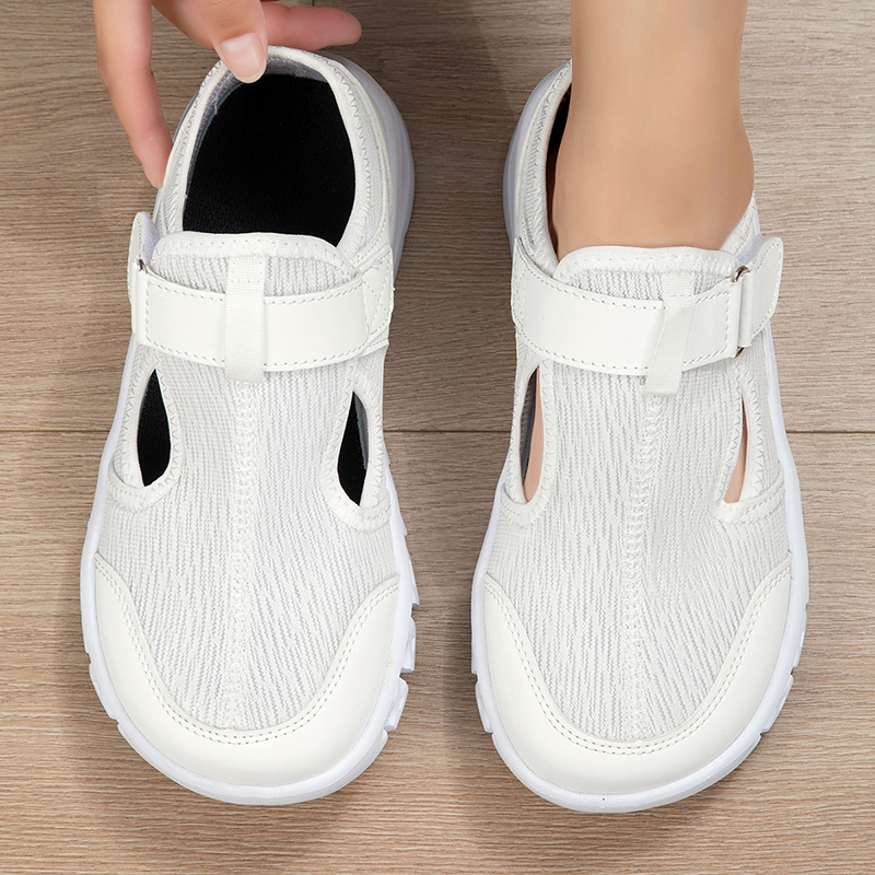 Wide Fit Women's Summer Shoes  - đánh giá và giá Velcro Hook Loop