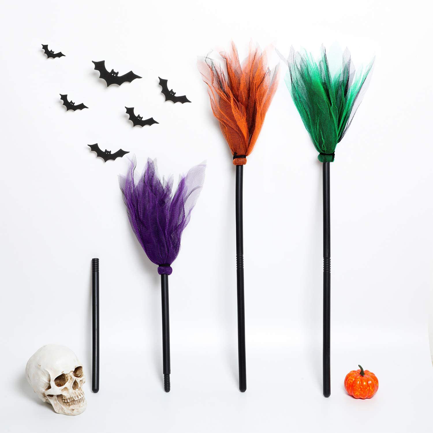 Halloween LED Witch Broom, Det - đánh giá và giá Detachable Cosplay Prop