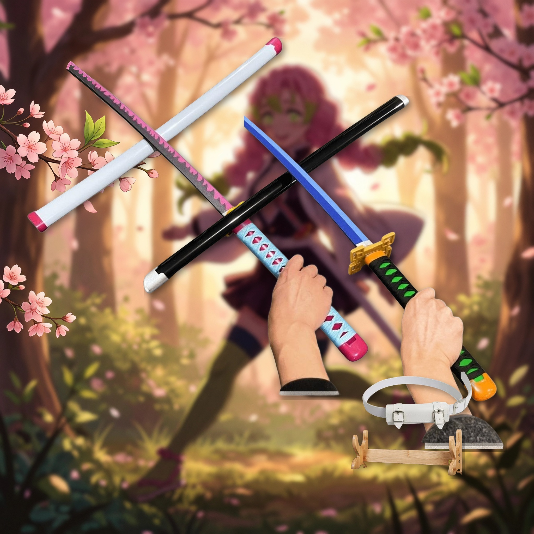 40 Inch Demon Slayer Mitsuri K - đánh giá và giá Cosplay Prop Display