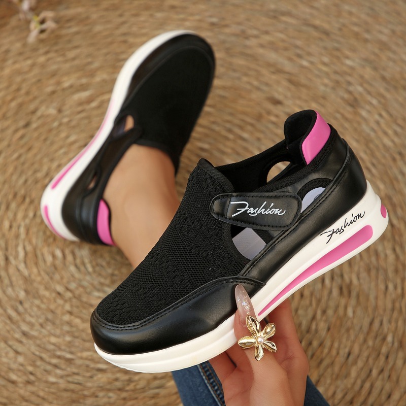Plus Size Casual Women's Shoes - đánh giá và giá Velcro Hook Loop
