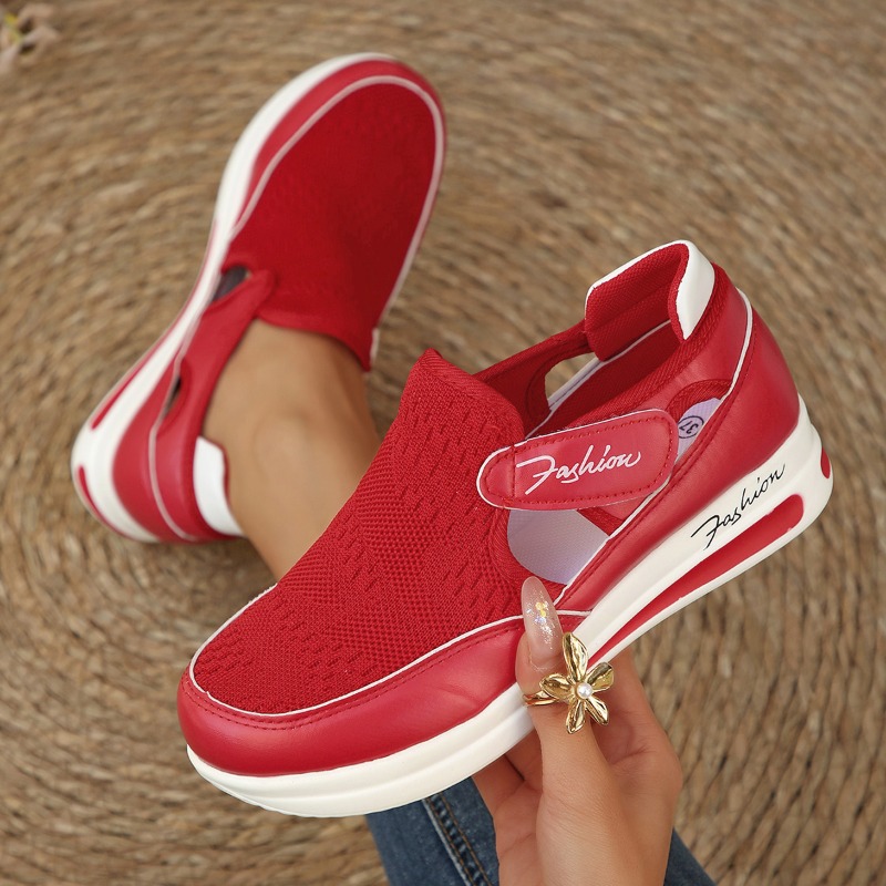 Plus Size Casual Women's Shoes - đánh giá và giá Velcro Hook Loop