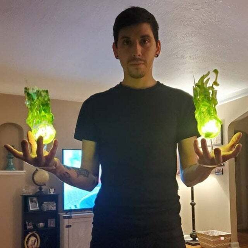 Halloween Decor Props Simulati - đánh giá và giá Cosplay Fireball Prop