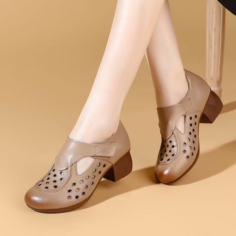 Women's Summer New Leather Hol - đánh giá và giá Velcro Hook Loop