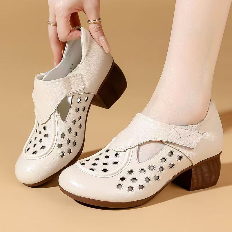 Women's Summer New Leather Hol - đánh giá và giá Velcro Hook Loop