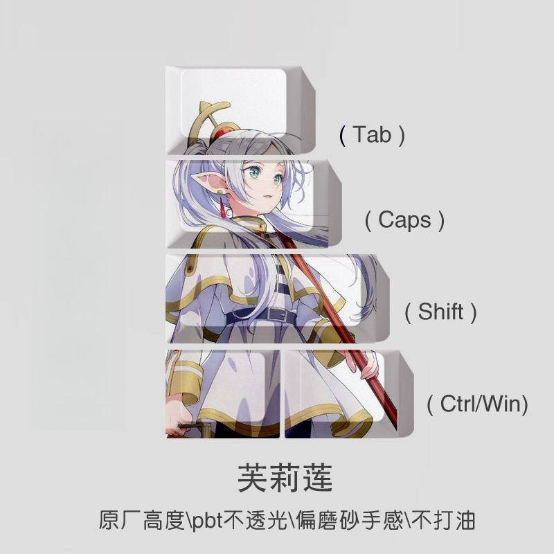 Flylian PBT keycap is light ti - đánh giá và giá Frieren Cosplay Prop