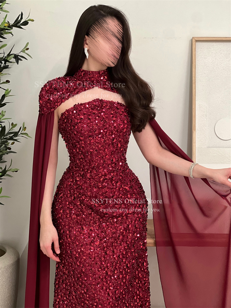 SSYTENS Elegant Red Formal Dre - đánh giá và giá Briar Cosplay Prop