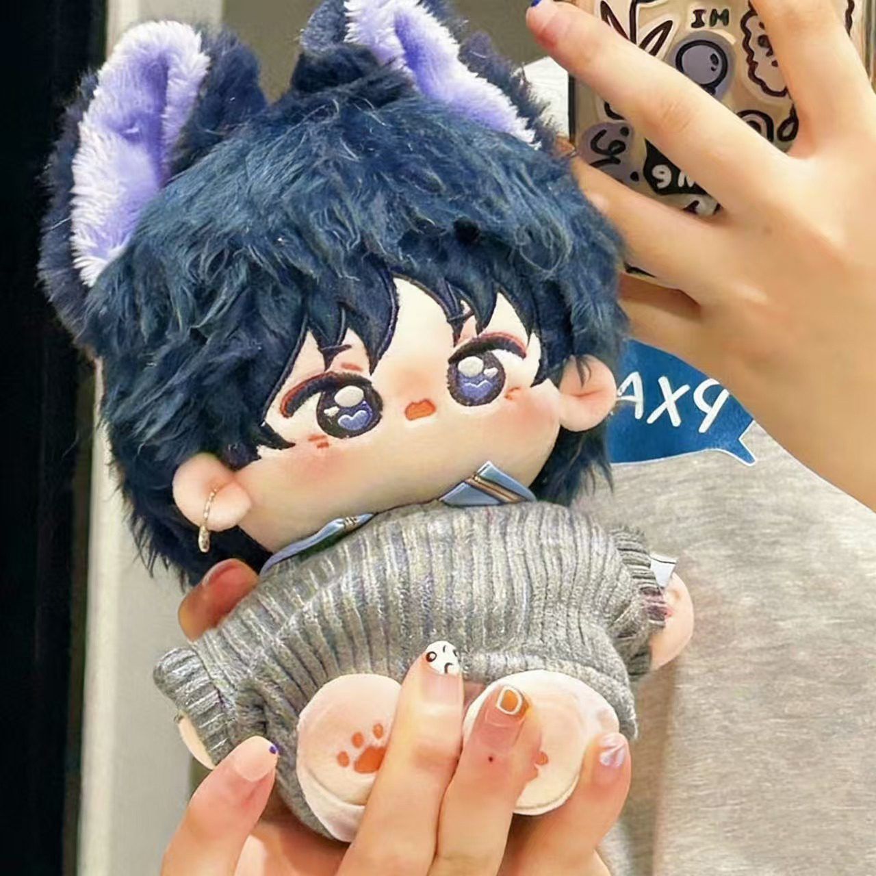 20cm Anime Genshin Impact Scar - đánh giá và giá Cosplay Plushie Prop